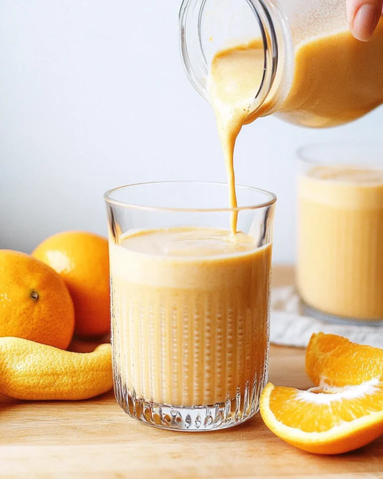 4-Ingredient Orange Creamsicle Smoothie