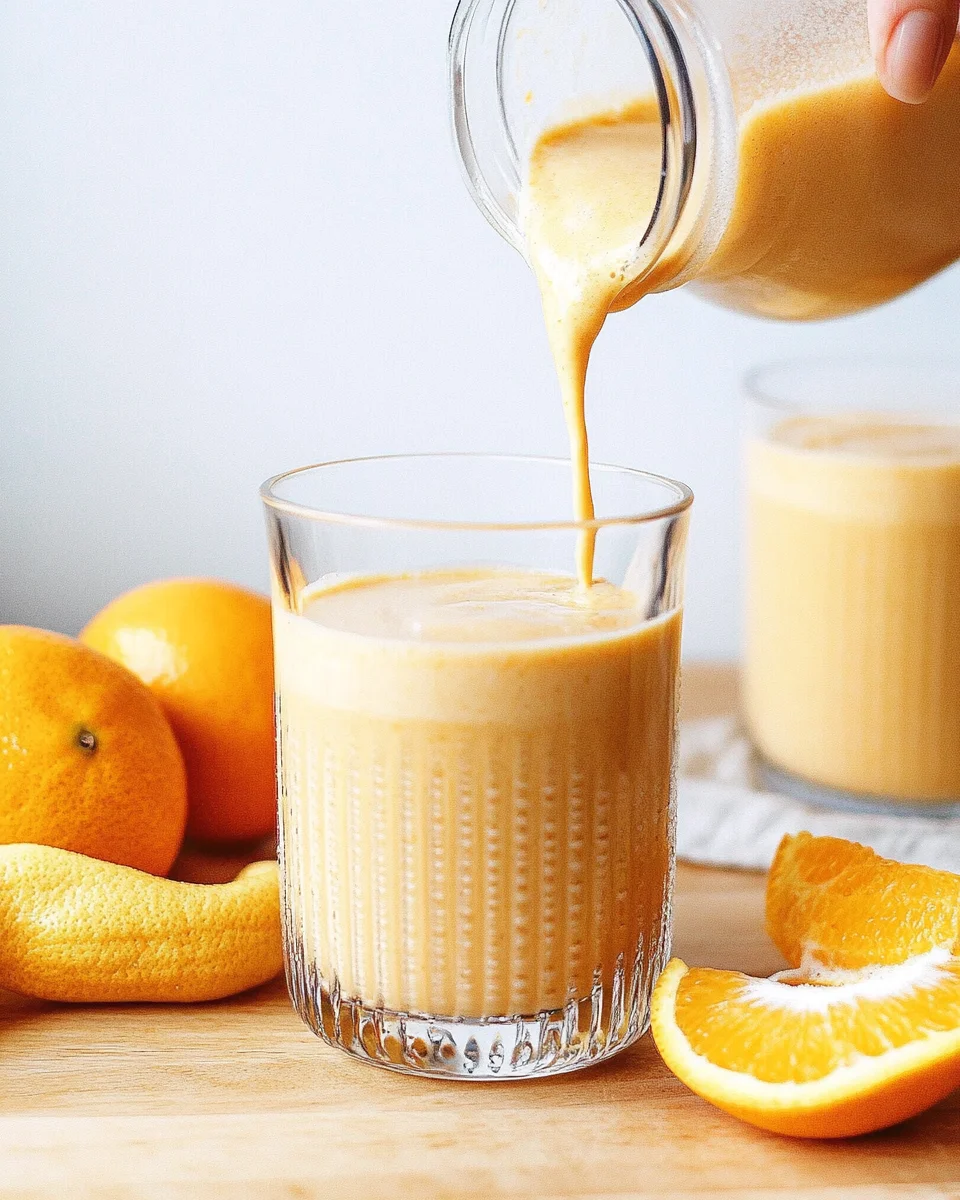 4-Ingredient Orange Creamsicle Smoothie