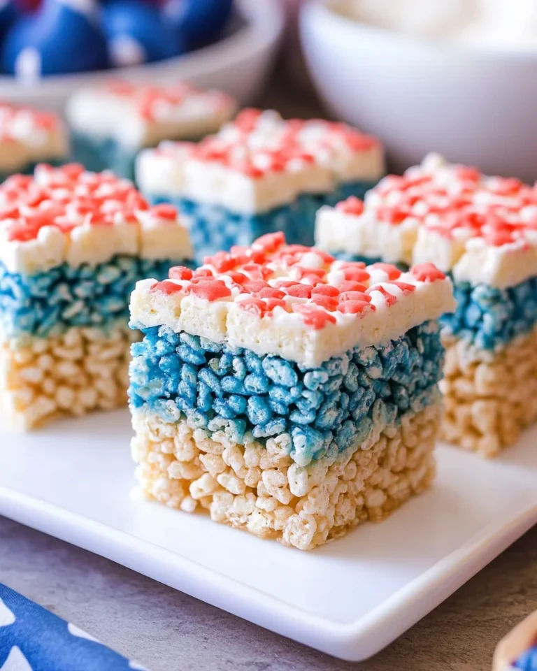 4th of July Rice Krispie Treats