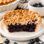 Blueberry Crumble Pie