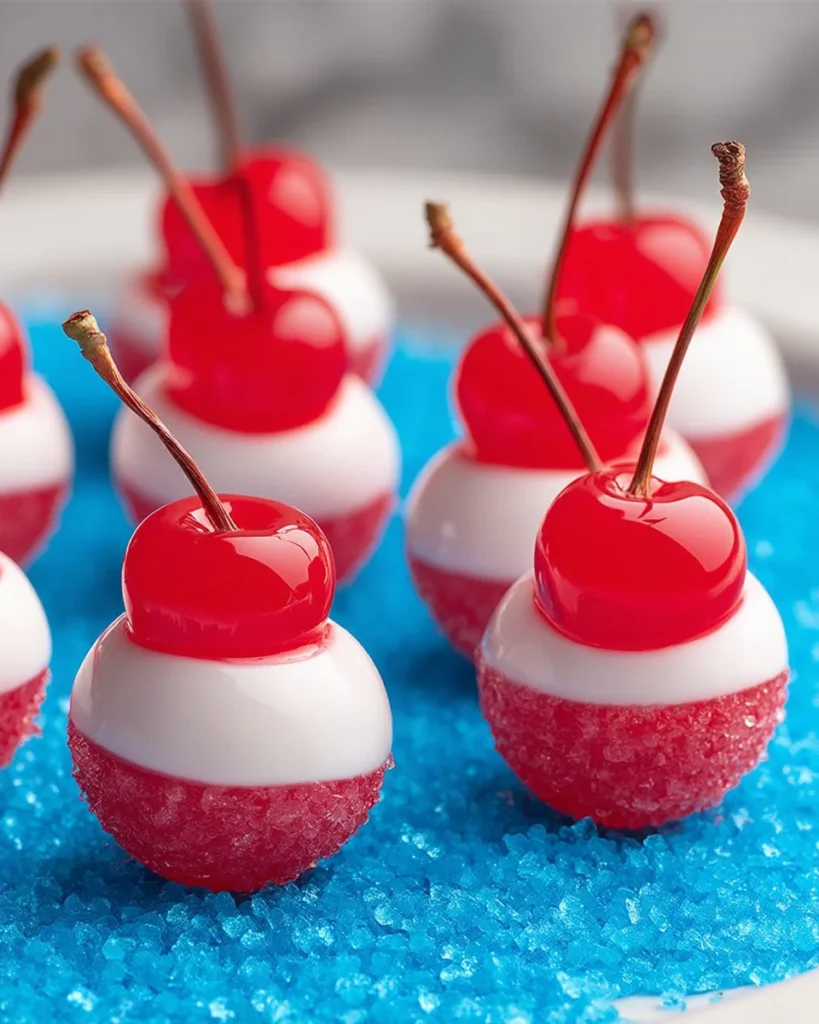 Boozy Cherry Bombs