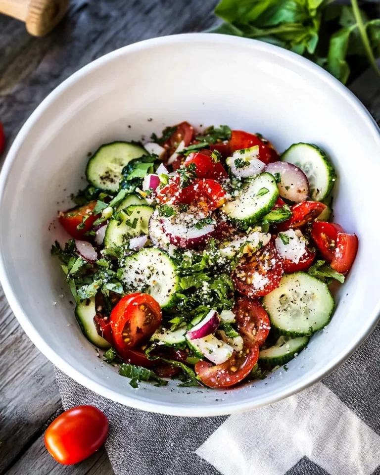 Cucumber Tomato Salad