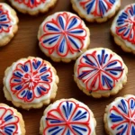 Fireworks Sugar Cookie Cake