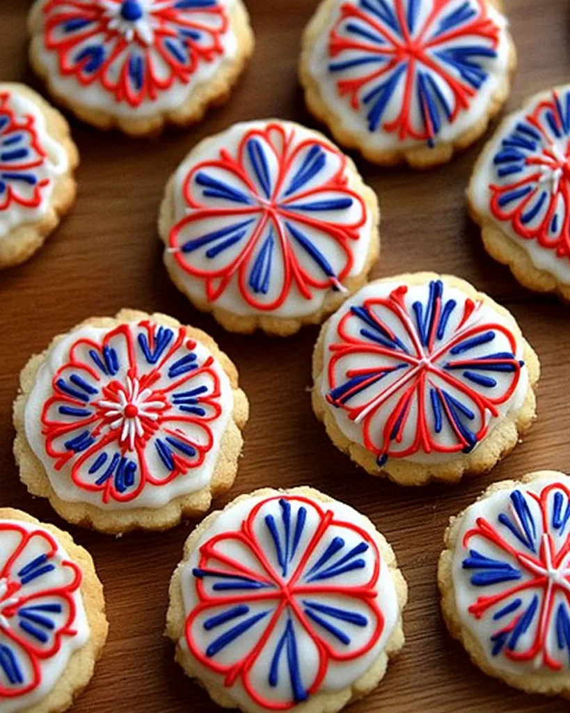 Fireworks Sugar Cookie Cake