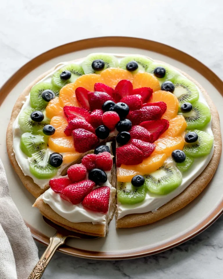Fruit Pizza Summer Dessert