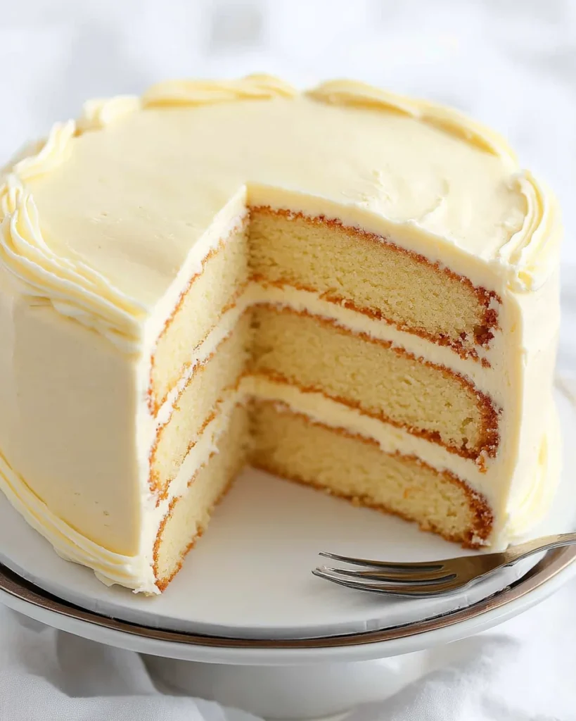 Homemade Vanilla Cake