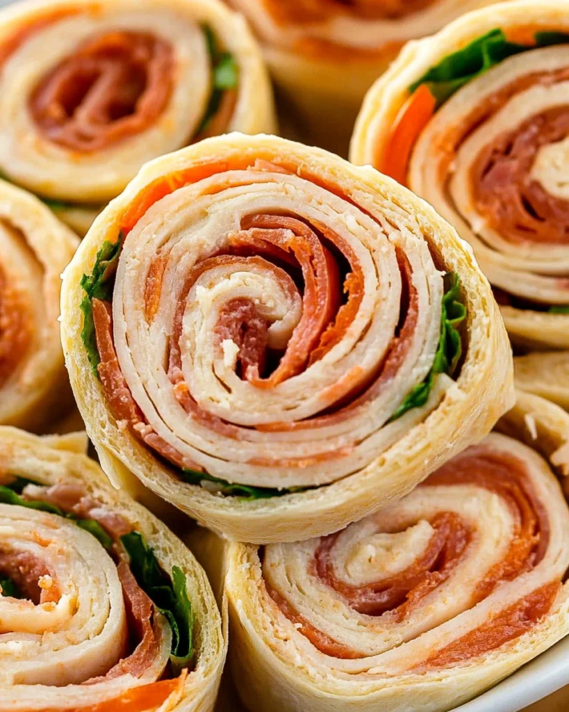 Italian Deli Pinwheel Sandwiches
