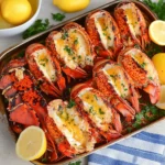 Lemon Butter Grilled Lobster Tails