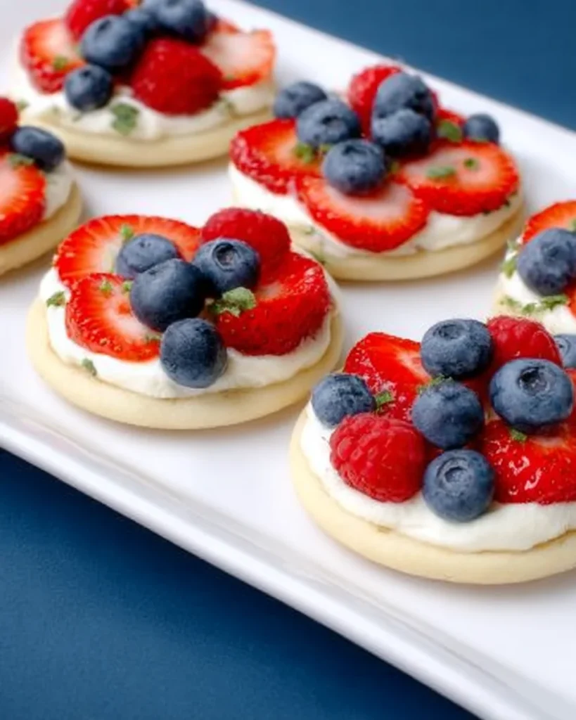 Mini Fruit Pizzas