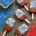 Patriotic Mini Ice Cream Sandwiches