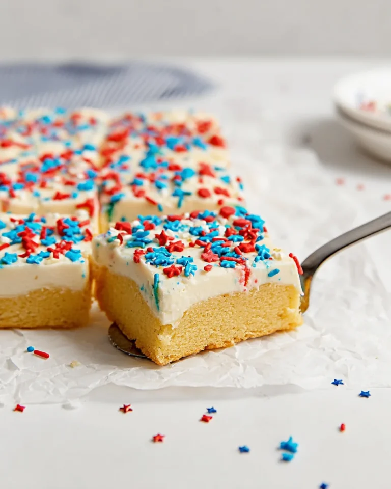 Patriotic Sugar Cookie Bars