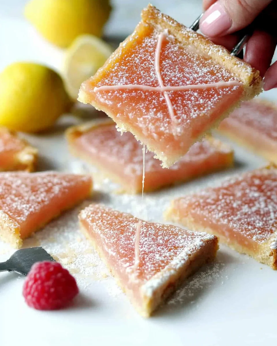 Pink Lemonade Bars