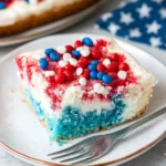 Red, White, & Blue Poke Cake