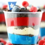 Red, White and Blue Dirt Cups