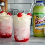 Shirley Temple Ice Cream Float