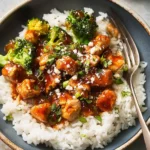 Sticky Chicken Rice Bowls