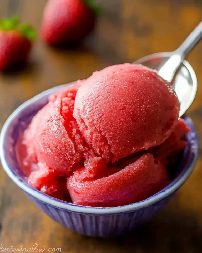 Strawberry Sorbet Recipe