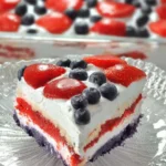 Summer Berry Jello Lasagna