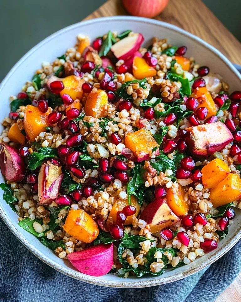 Winter Pomegranate and Grain Salad