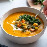 roasted veggie soup