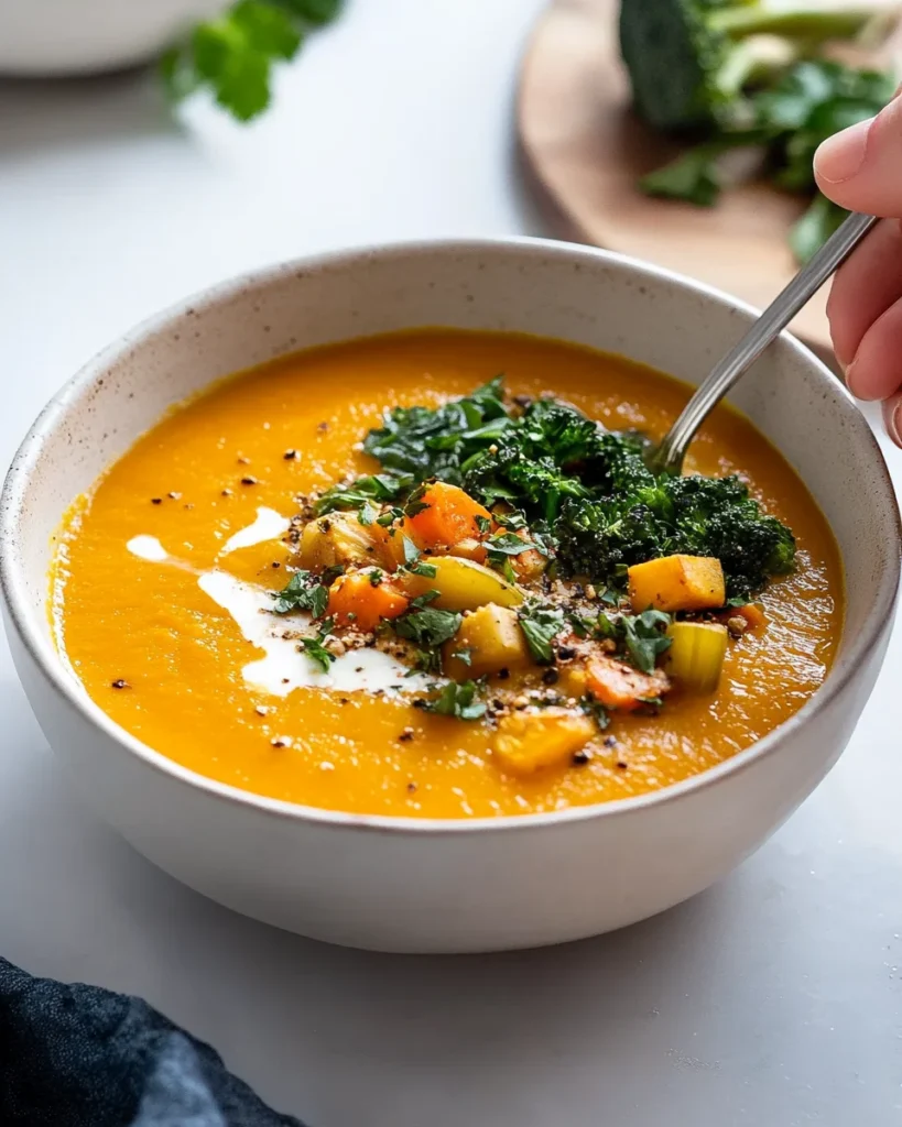 roasted veggie soup