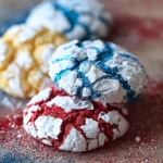 4th of July Crinkle Cookies