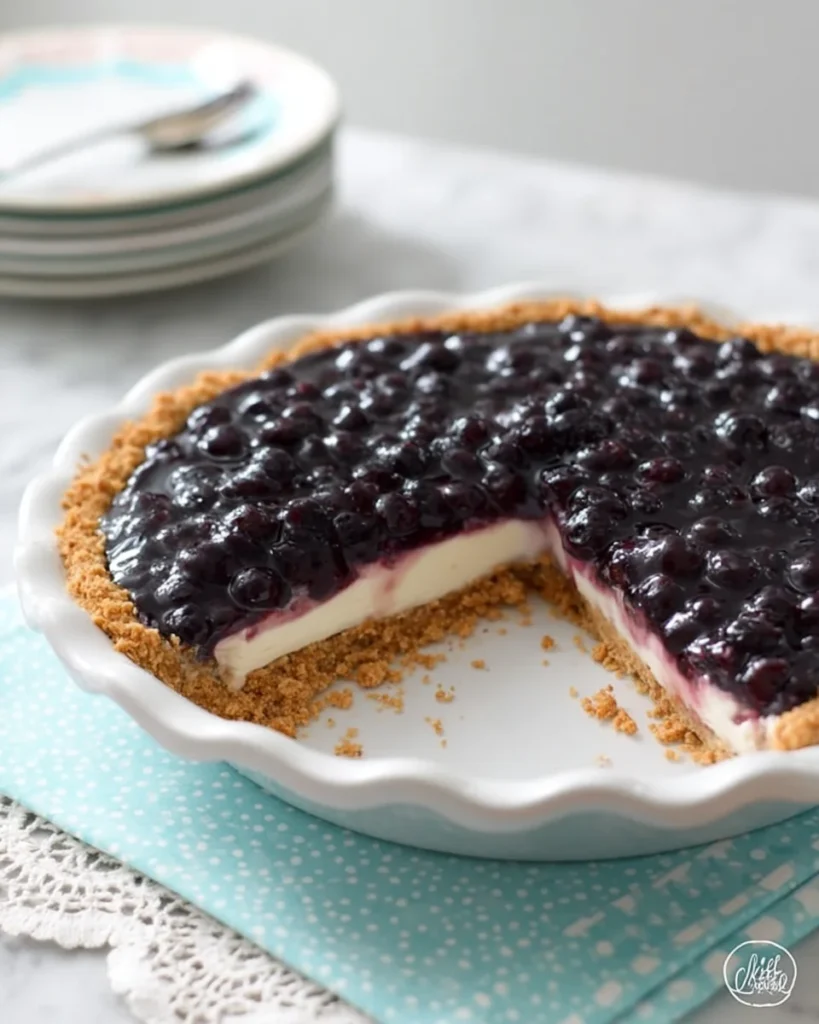 Blueberry Cream Pie