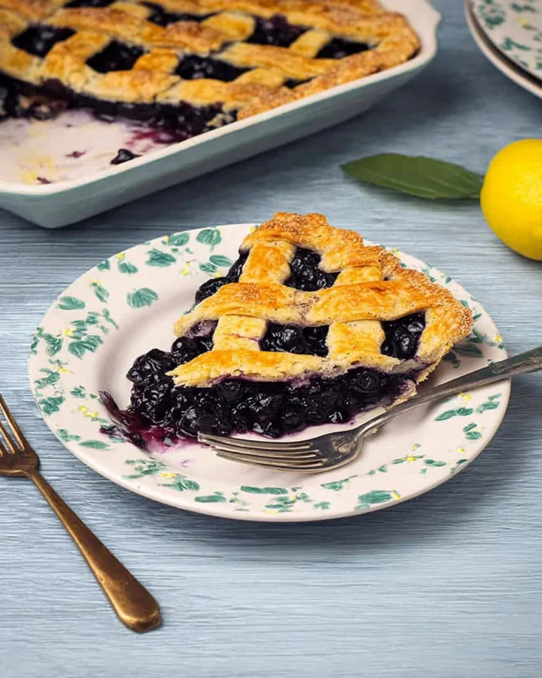 Blueberry Slab Pie
