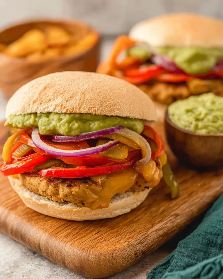Chicken Fajita Burgers