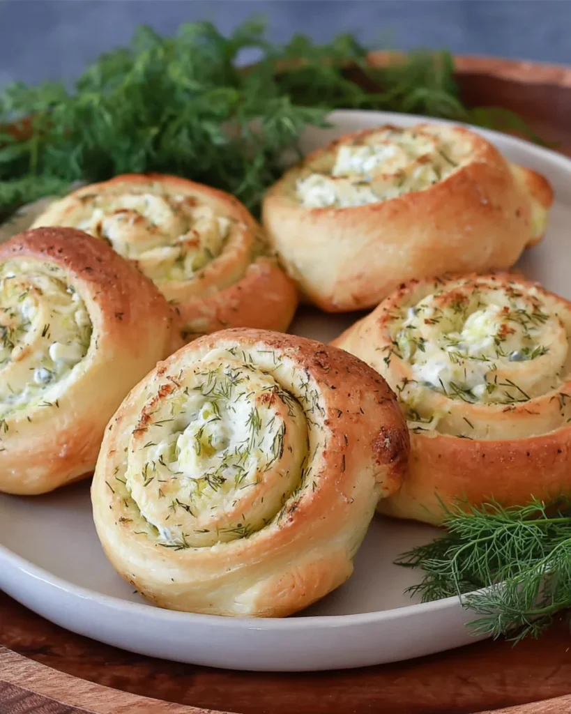 Creamy Pickle Rolls