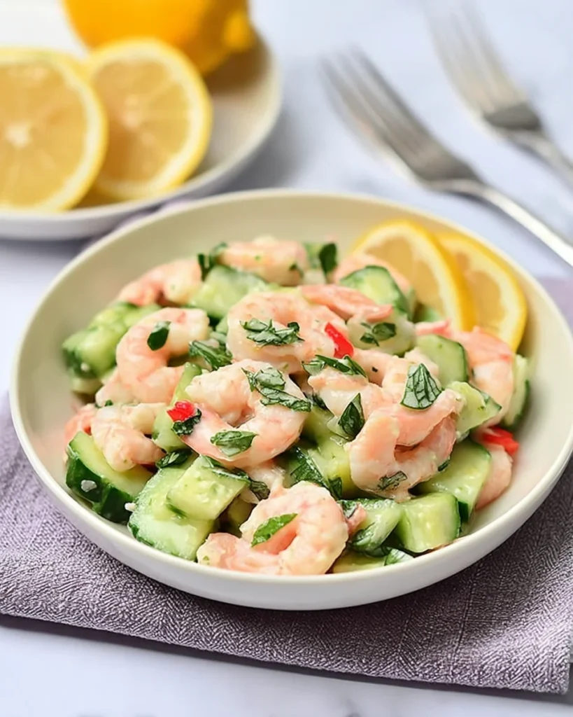 Cucumber Shrimp Salad