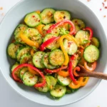 Cucumber and Sweet Pepper Salad