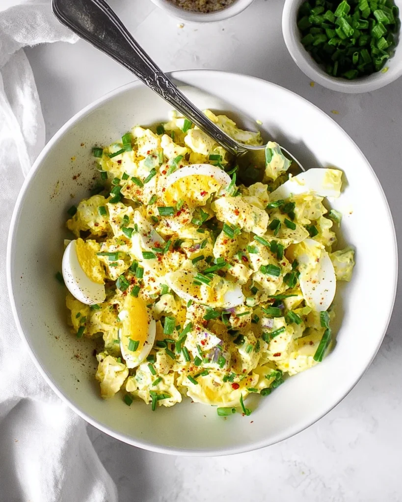 Healthy High Protein Egg Salad With Greek Yogurt