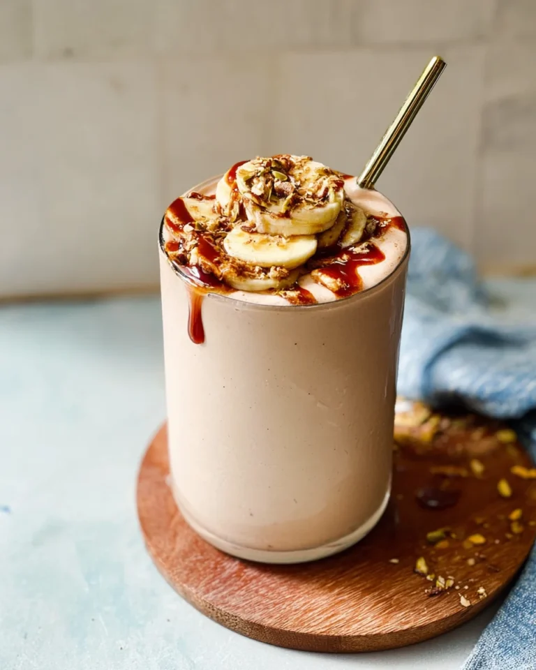 Healthy Vanilla Bean Protein Smoothie