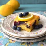 Lemon Blueberry Sheet Cake