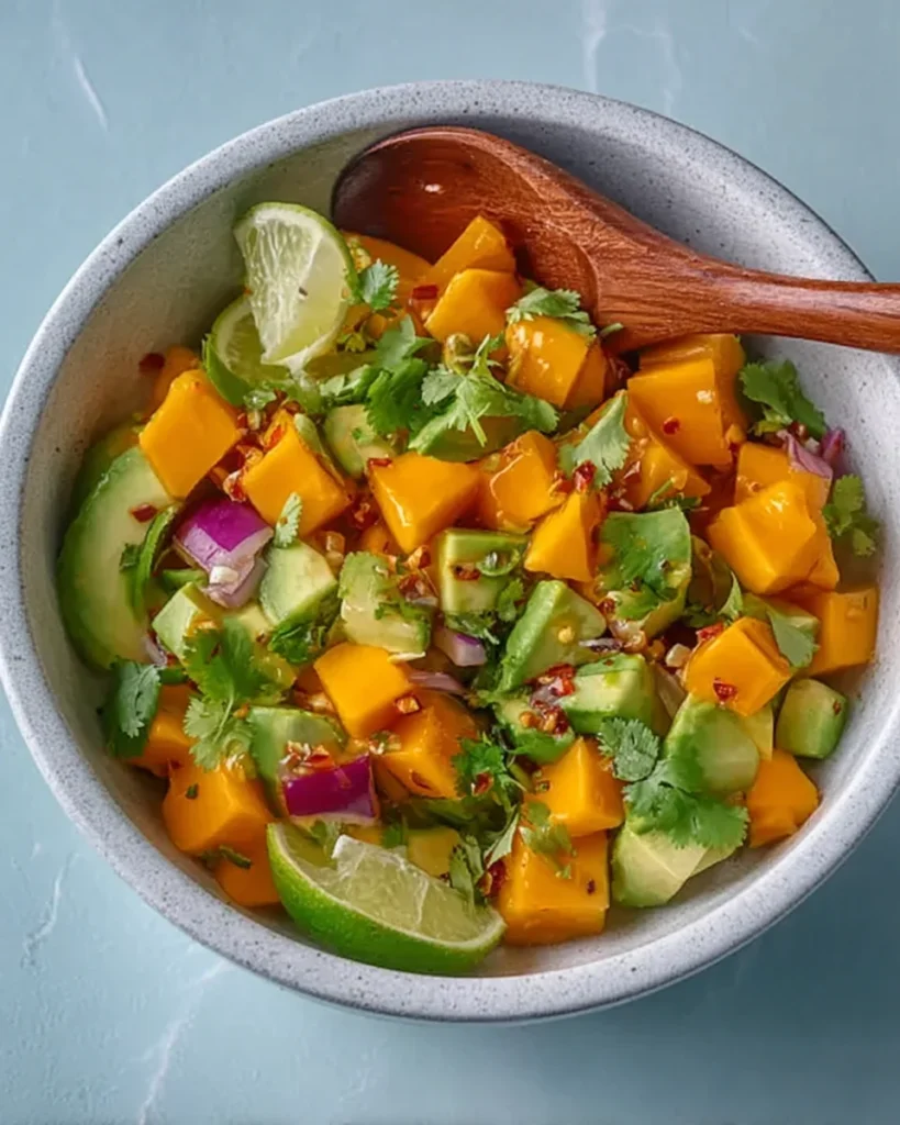 Mango Salad with Lime Dressing