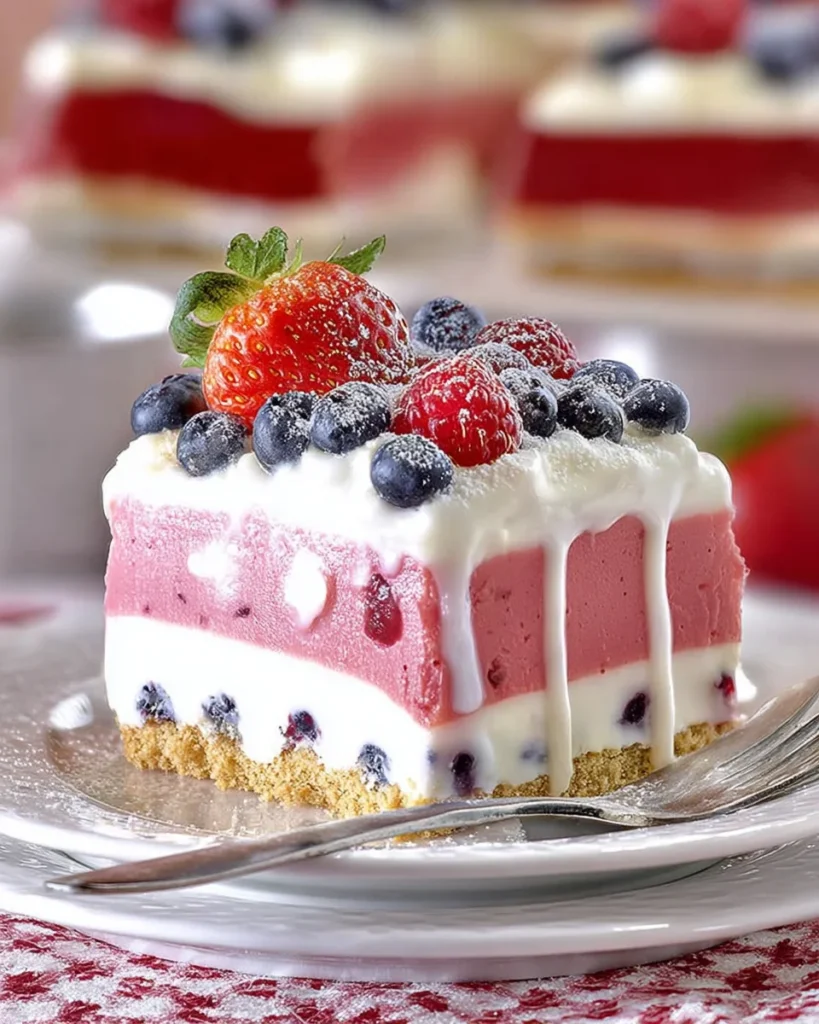 No Bake Summer Berry Delight