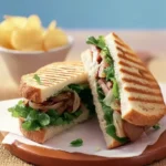 Roast Beef Sandwiches with Lettuce and Onions