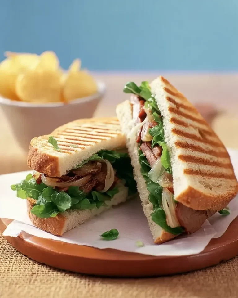 Roast Beef Sandwiches with Lettuce and Onions