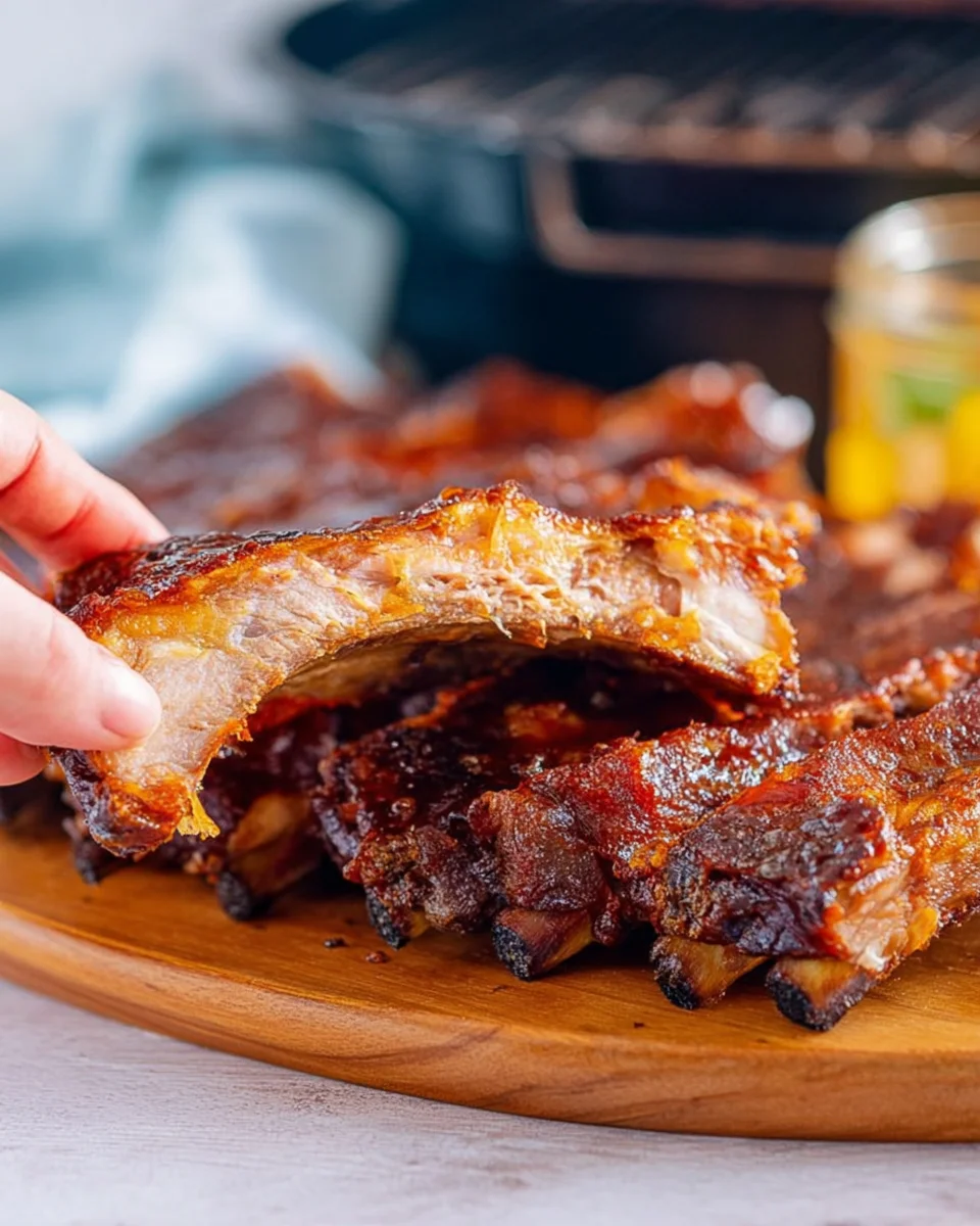 Smoked Pork Ribs in the Smoker