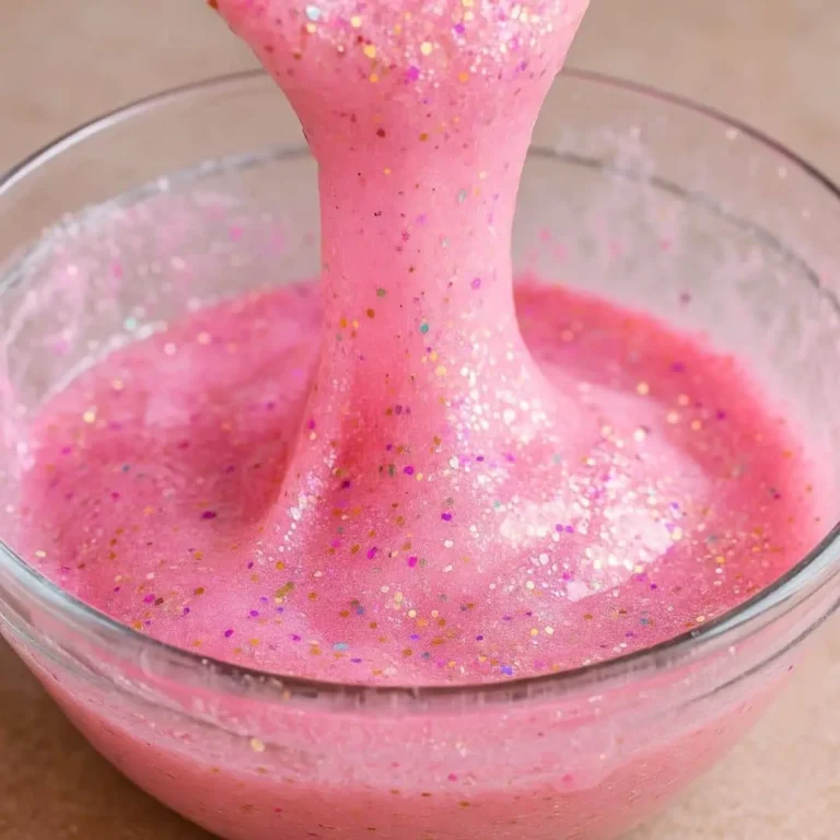 DIY Glitter Shaving Cream Slime