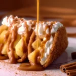 Apple pie cheesecake tacos