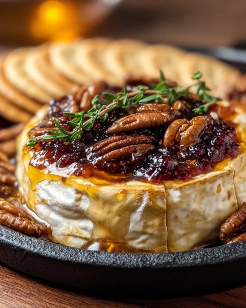Baked Brie with Fig Jam