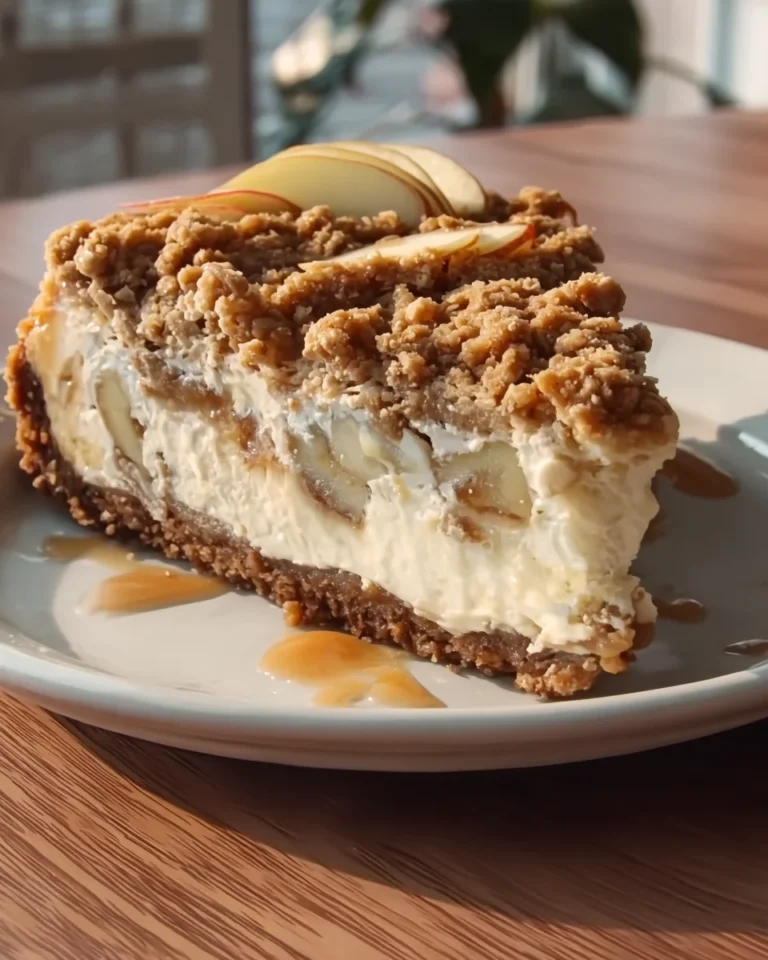 Biscoff Apple Crumble Cheesecake