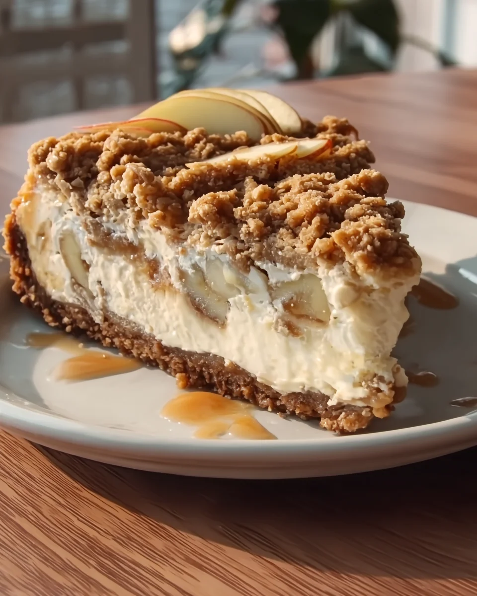 Biscoff Apple Crumble Cheesecake