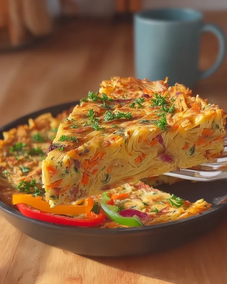 Breakfast Veggie Crinkle Cake