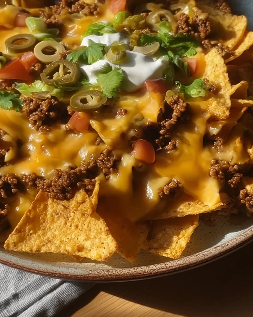 Cheesy Beef Nachos