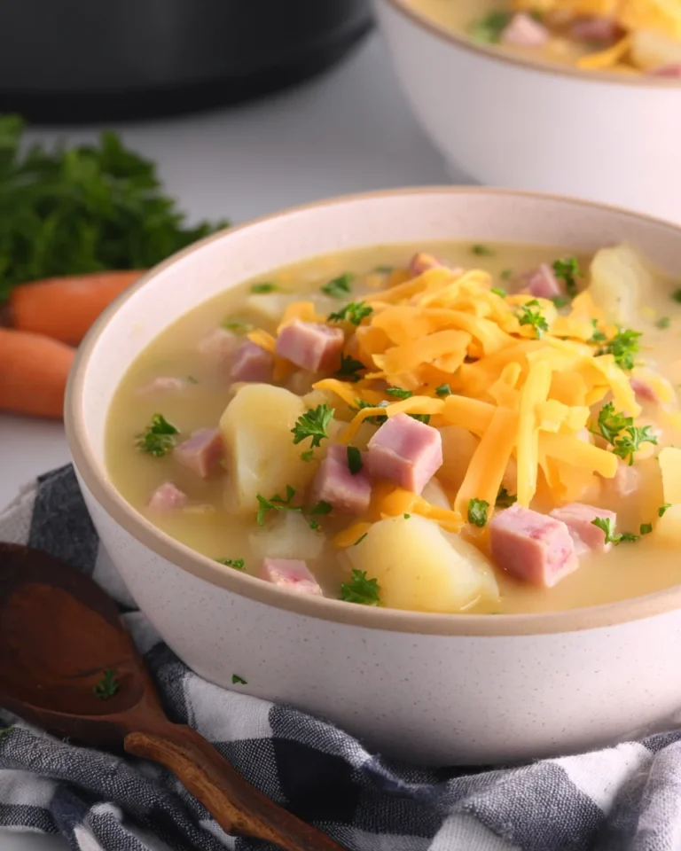 Cheesy Ham and Potato Soup