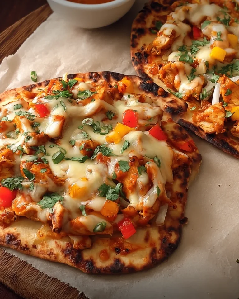 Cheesy Sweet Chilli Chicken Flatbreads