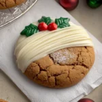 Christmas Chewy Maple Cookies with White Chocolate